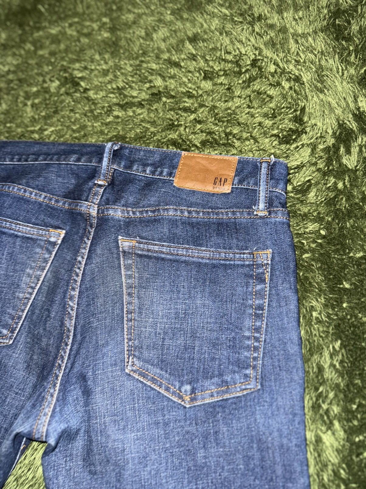 Gap [29x30] GAP 00s Tapered Vintage Wash Denim Pants Mid Indigo Size US 29 - 9 Thumbnail