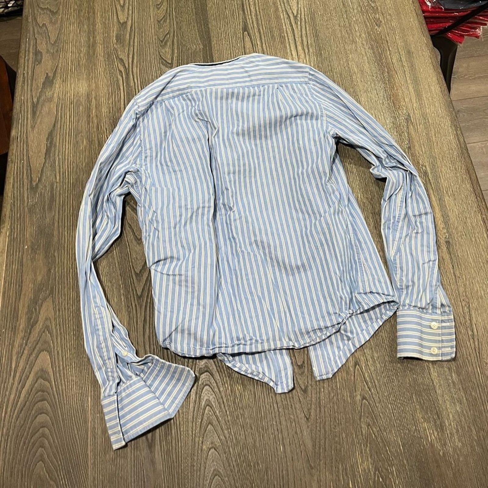Abercrombie & Fitch Abercrombie & Fitch Muscle Striped Button-Down Shirt Size S Size US S / EU 44-46 / 1 - 2 Thumbnail