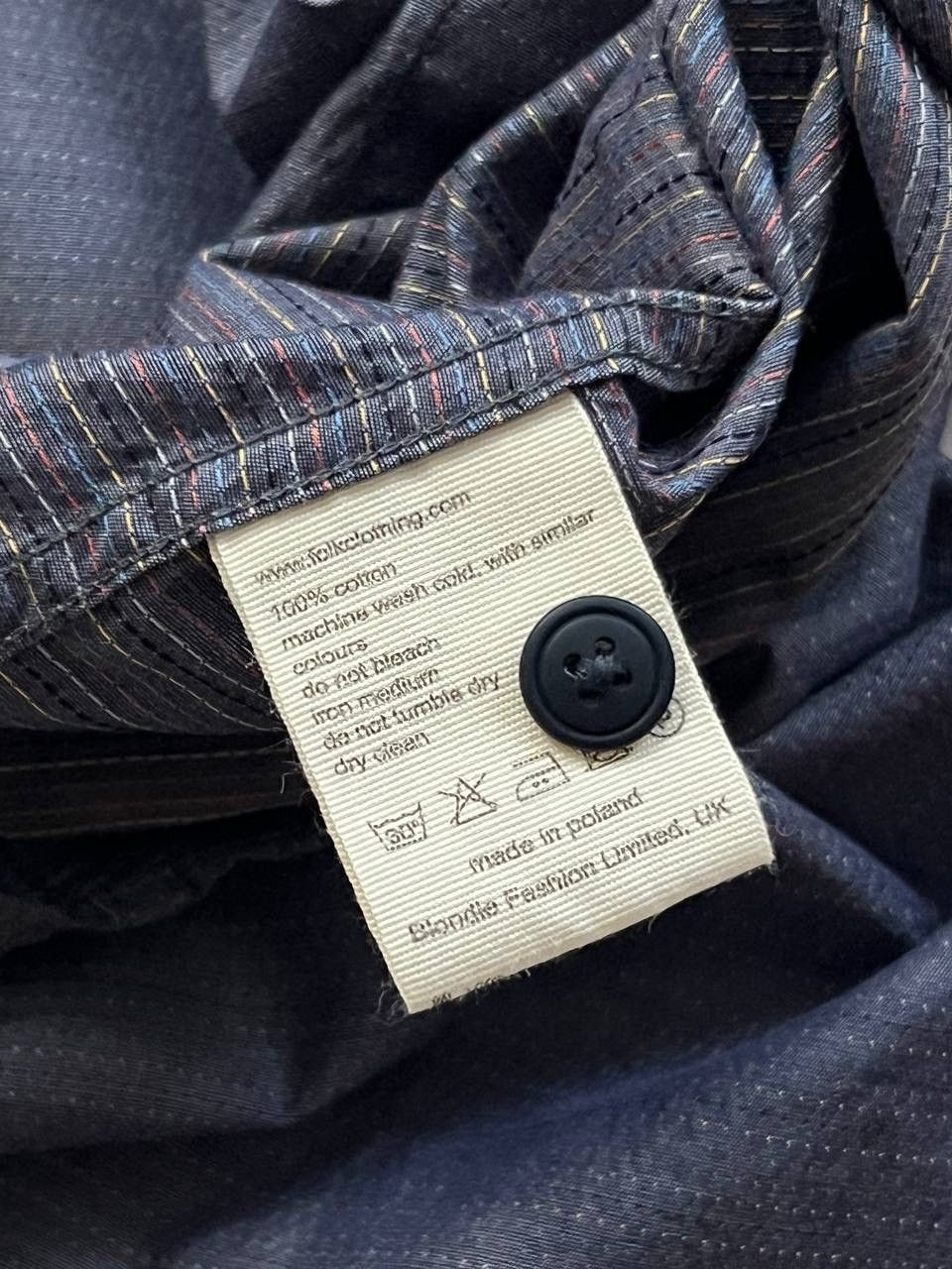 Folk × Japanese Brand Folk Men’s Designer Shirt Classic / Luxury Size US L / EU 52-54 / 3 - 5 Thumbnail
