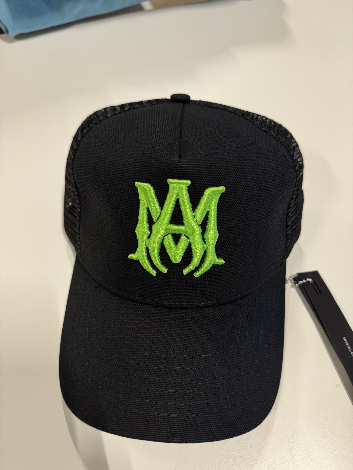 Amiri Amiri MA Logo Trucker Cap NEW 425$ Size ONE SIZE - 2 Thumbnail