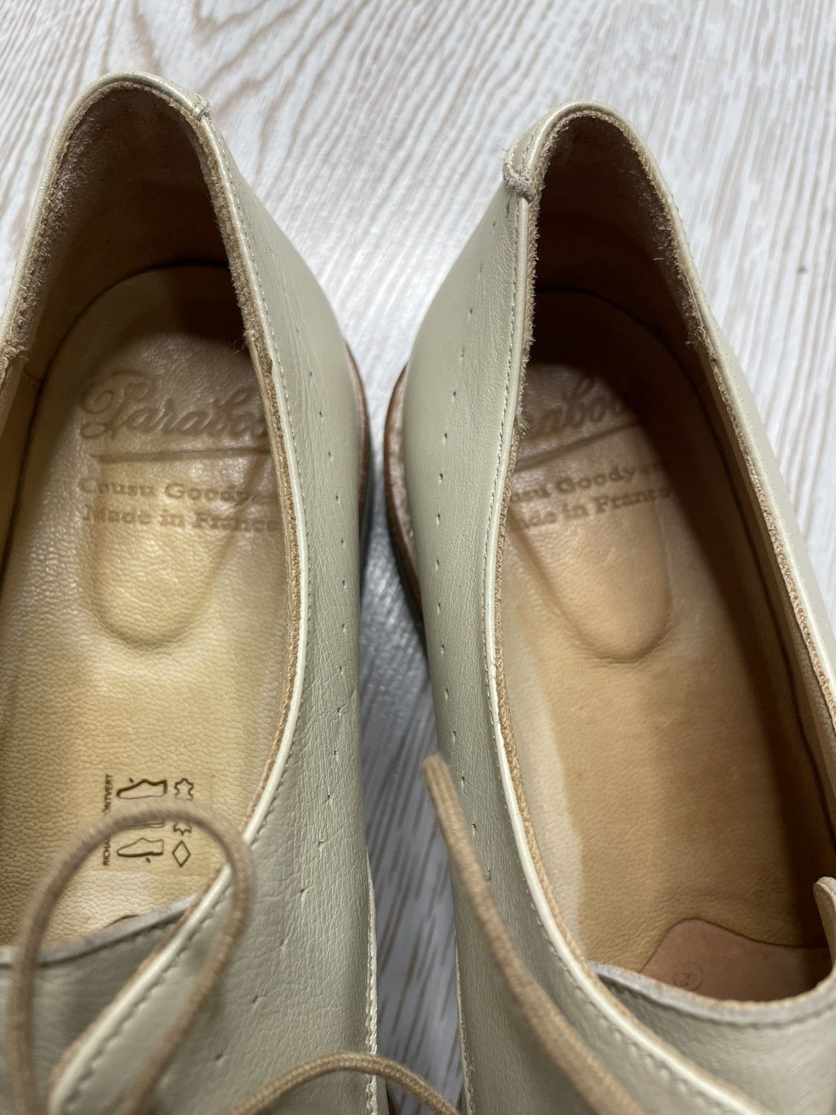 Paraboot ParaBoot Beige Oxford Leather Shoes size 6.5 Size US 6.5 / EU 39-40 - 10 Thumbnail