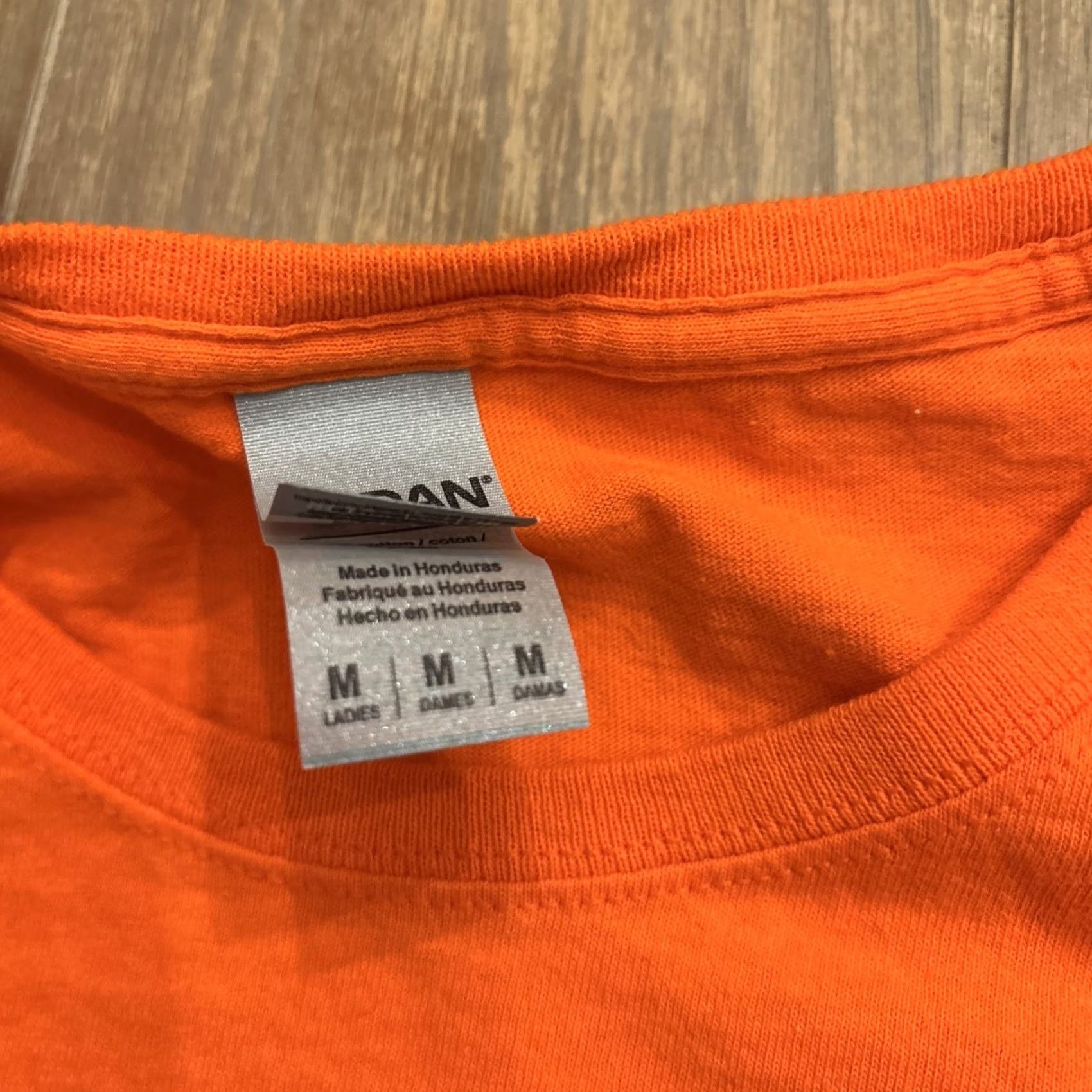 Gildan Anita Dick Crabby Dicks Rehoboth Beach Ladies T Shirt Size M Orange Summer Women Size M / US 6-8 / IT 42-44 - 4 Thumbnail