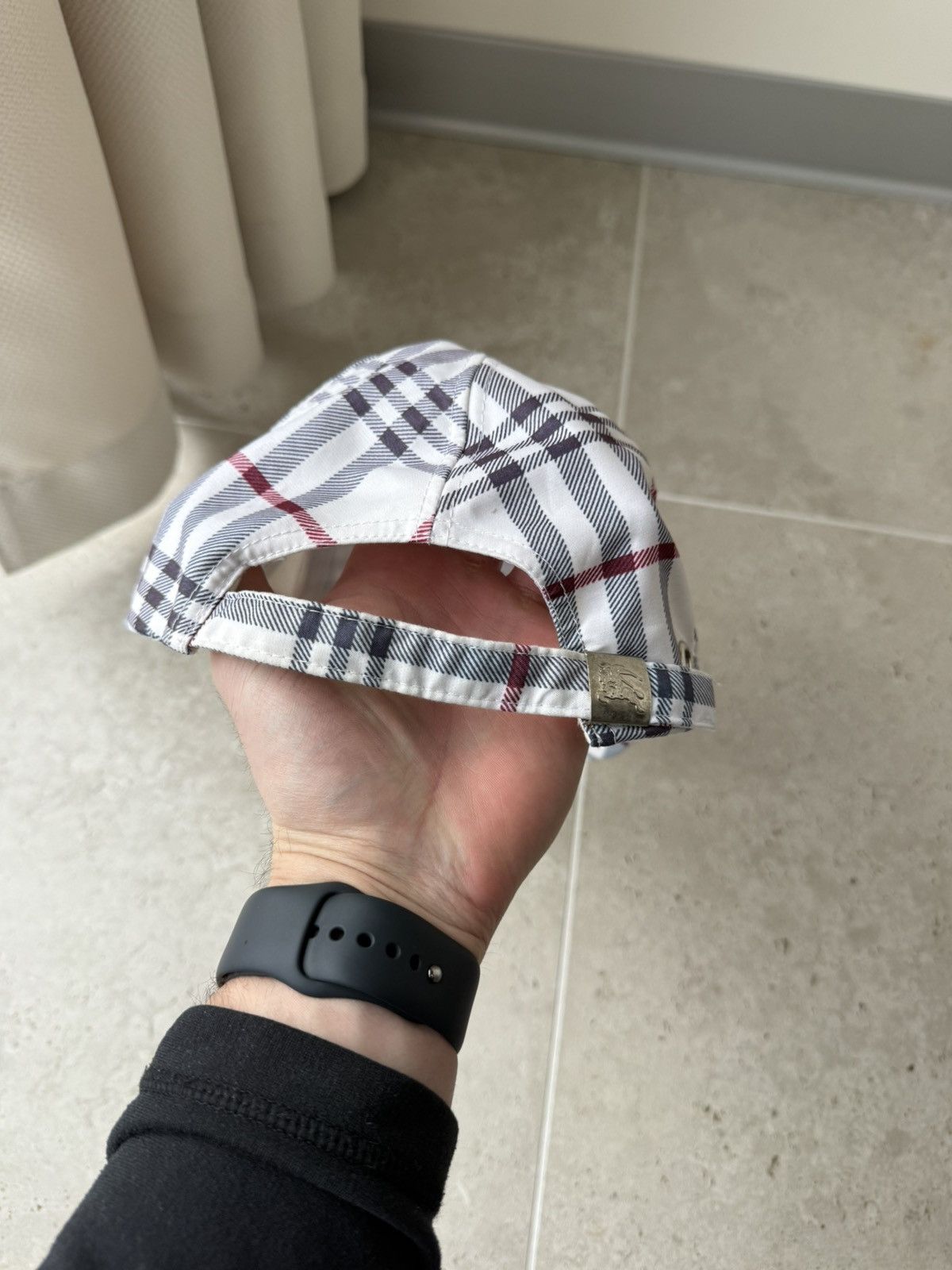 Burberry Authentic Burberry Cap Nova Check Vintage Y2K Hat Size ONE SIZE - 4 Thumbnail
