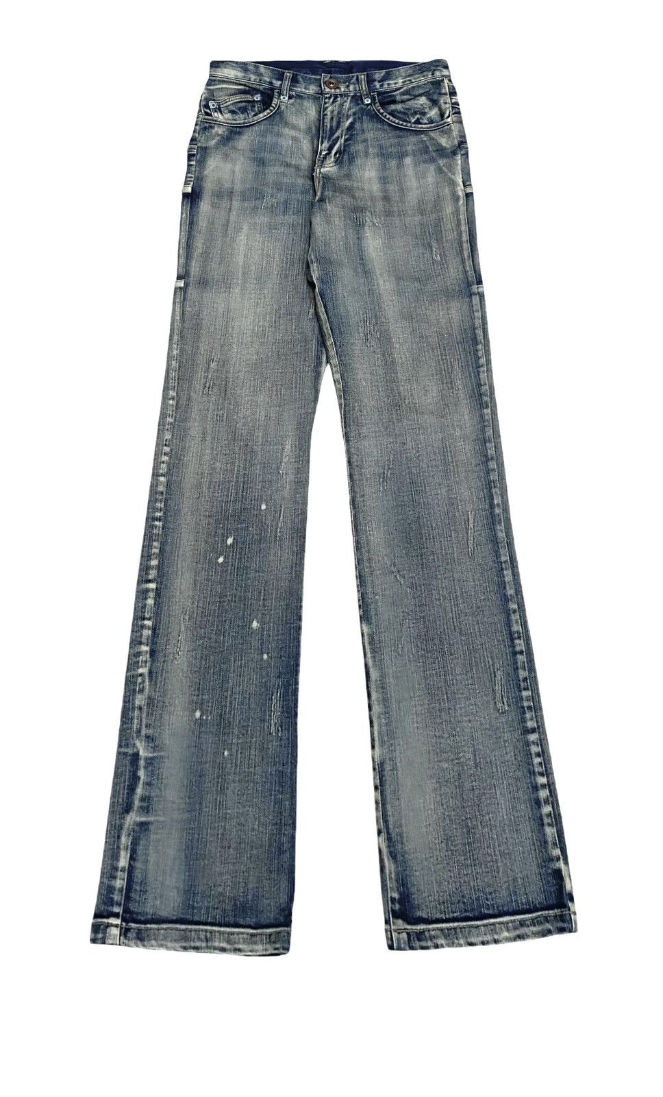 If Six Was Nine × PPFM Rare Design Vintage Japanese Brand PPFM UK Flags Jeans 1990s Size US 31 - 2 Thumbnail