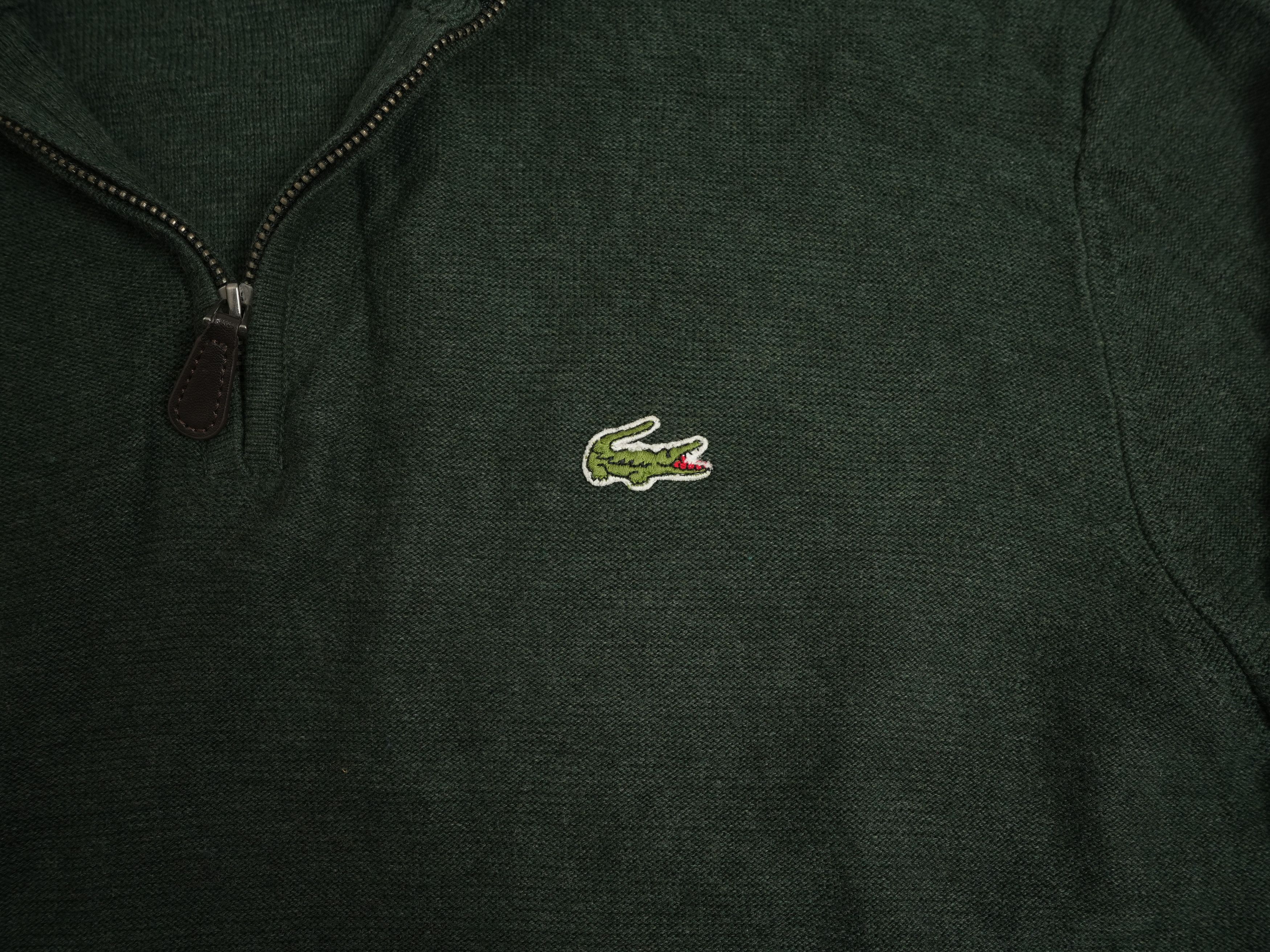 Lacoste Lacoste 1/4 Zip Sweater Jumper Size US XXL / EU 58 / 5 - 5 Thumbnail