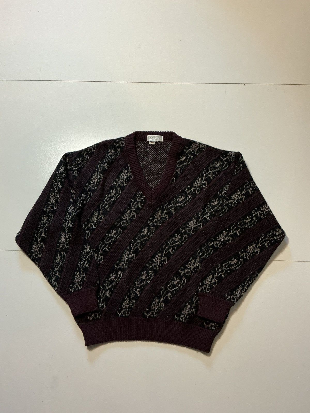 Vintage Vintage Rick Pallack Made In Italy Wool Alpaca Knit Sweater Size US S / EU 44-46 / 1 - 1 Thumbnail