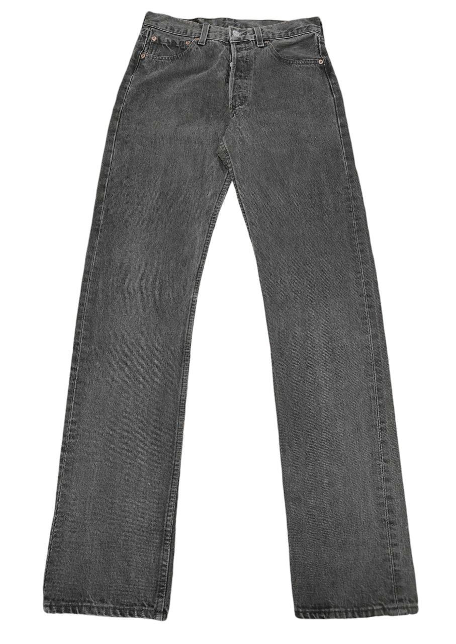 Levi's Vintage Clothing 90s Vintage Levi's 501 Nice Faded Black Denim Size US 29 - 1 Thumbnail