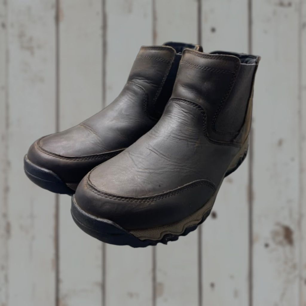 Duluth Trading Company Duluth Trading Co. Wild Boar Oiled Leather Ankle Men’s 11.5 Boots 1510 Size US 11 / EU 44 - 1 Thumbnail