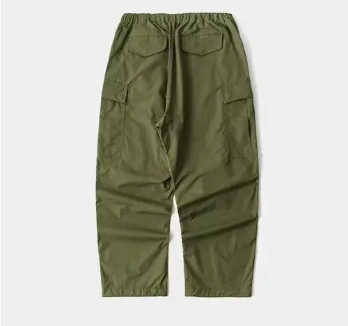 Japanese Brand 20AW Indigo Union Japan Olive Quick Dry Nylon Pants Size US 32 / EU 48 - 4 Thumbnail