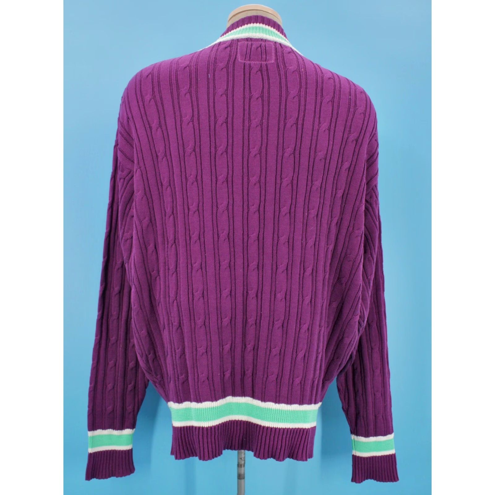 Coogi VTG Coogi Sweater Shirt 2XL Adults Purple 2000s Early 2000s Vintage Casual Mens Womens Size US XXL / EU 58 / 5 - 2 Thumbnail