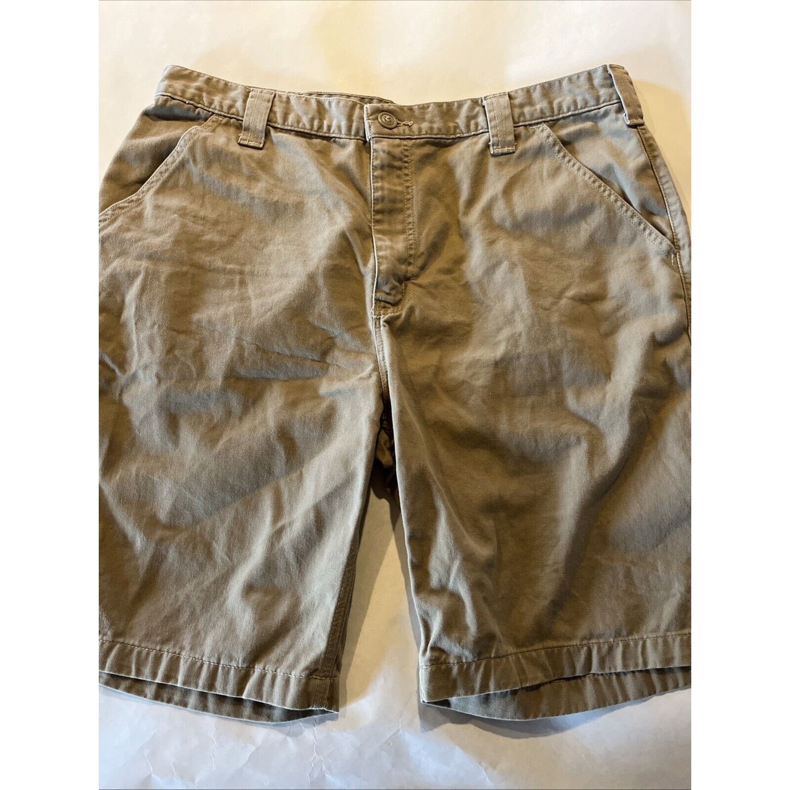 Carhartt Carhartt Canvas Shorts Mens 38 Brown Relaxed Workwear Travel Size US 38 / EU 54 - 2 Thumbnail