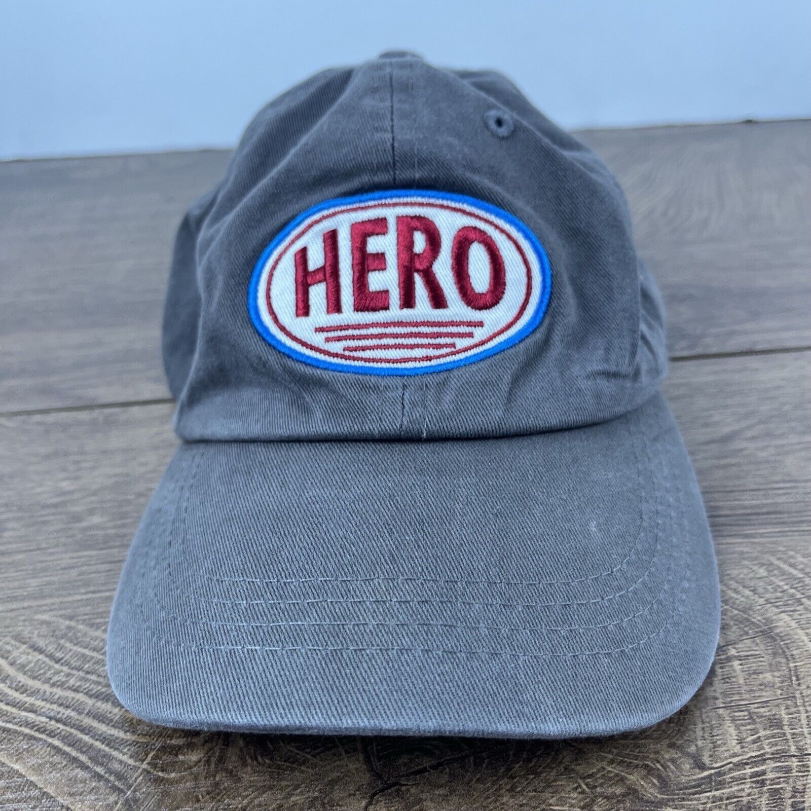 Other Hero Hat Hero Gray Ball Cap Hat Gray Adjustable Hat Gray Adu Size ONE SIZE - 1 Thumbnail