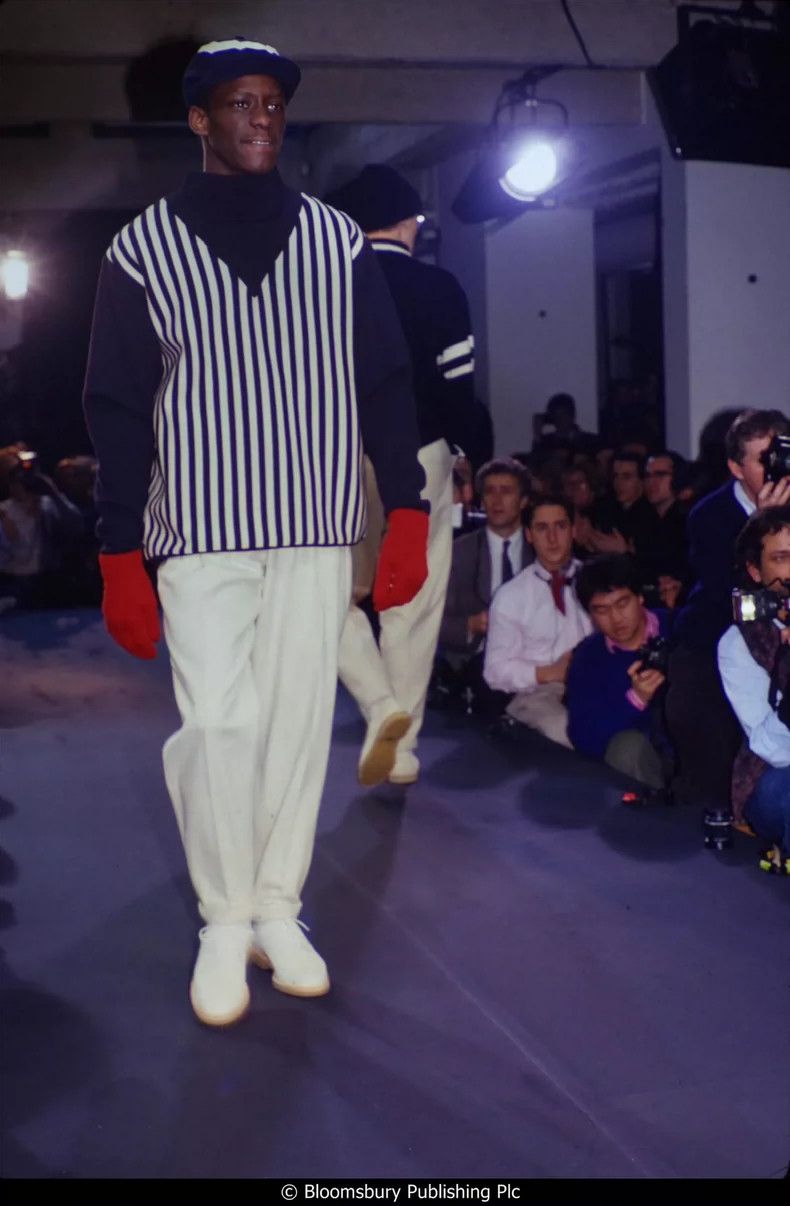 Yohji Yamamoto Yohji Yamamoto 1990SS Double Neck Striped Sweater 2505-Next Size US M / EU 48-50 / 2 - 2 Thumbnail