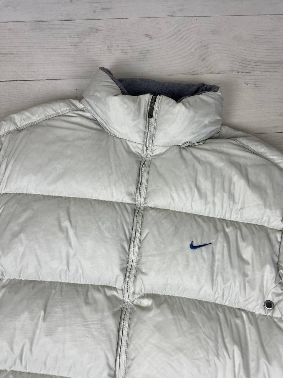 Nike Vintage Nike Puffer Jacket 00s Dowm Swoosh Size US XL / EU 56 / 4 - 3 Thumbnail