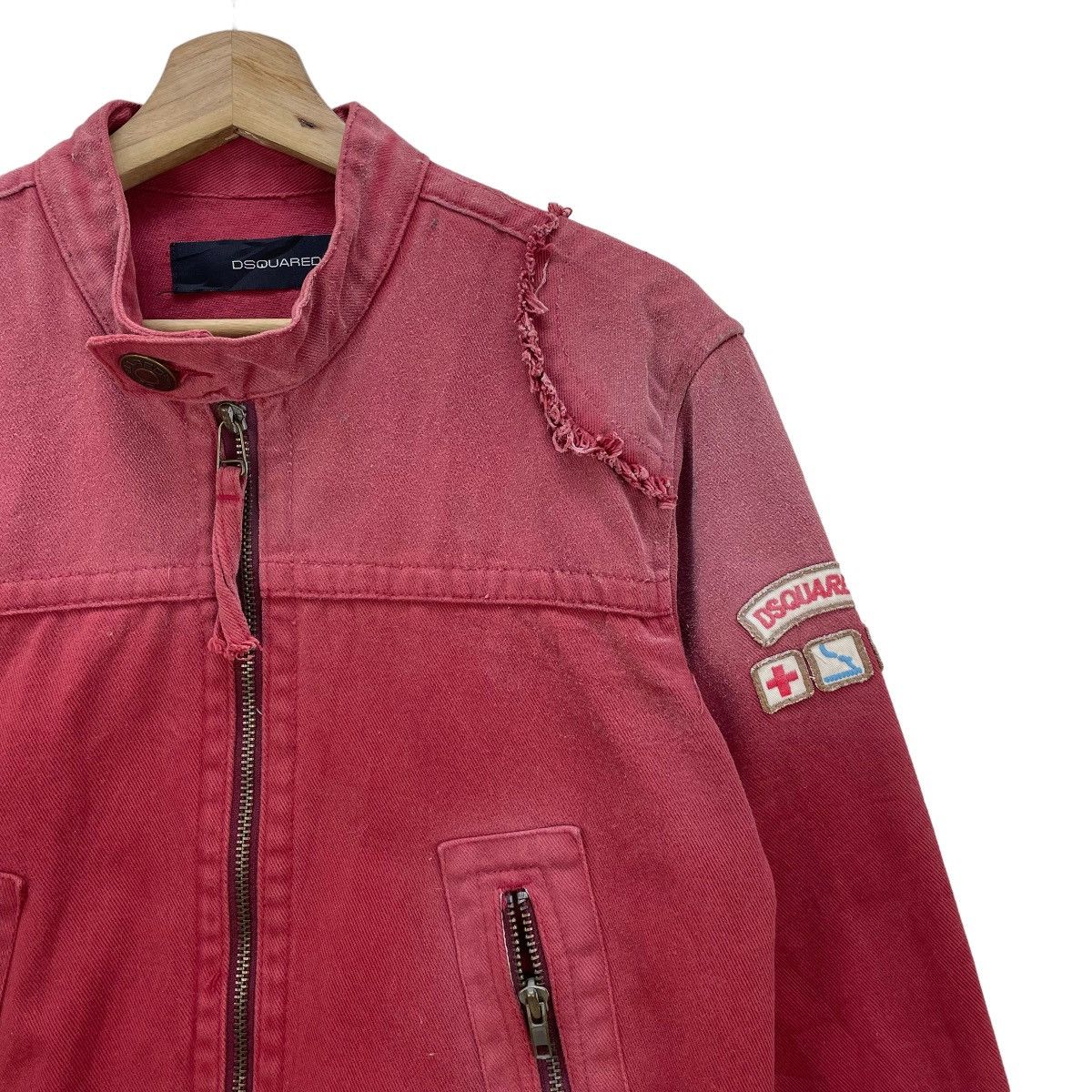 Dsquared2 🔥Dsquared2 Style Faded Denim Jacket Size US M / EU 48-50 / 2 - 4 Thumbnail