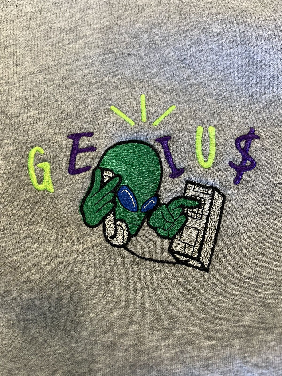 Genius Pieces Genius Pieces Phone Home Embroidered Logo Hoodie Size US L / EU 52-54 / 3 - 1 Thumbnail