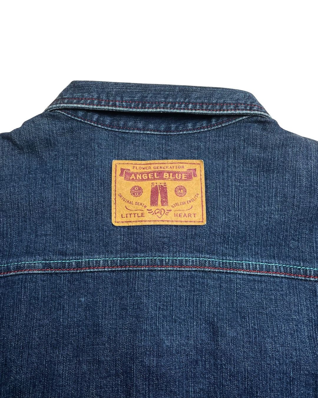 Angel Blue Angel Blue Stripe Hem Denim Jacket Size M / US 6-8 / IT 42-44 - 4 Thumbnail