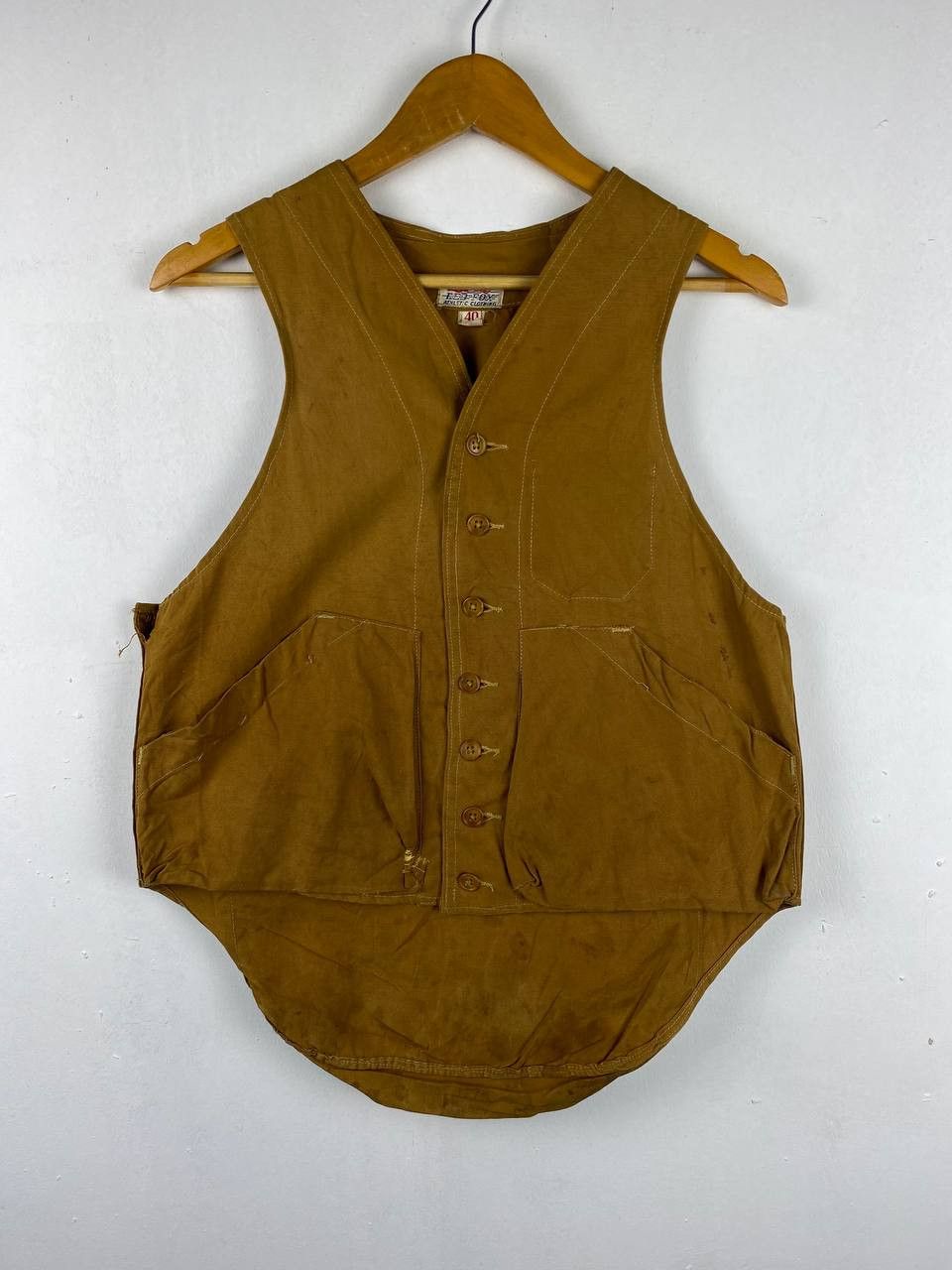 Japanese Brand vintage red fox khakis vest nice design Size US M / EU 48-50 / 2 - 1 Thumbnail