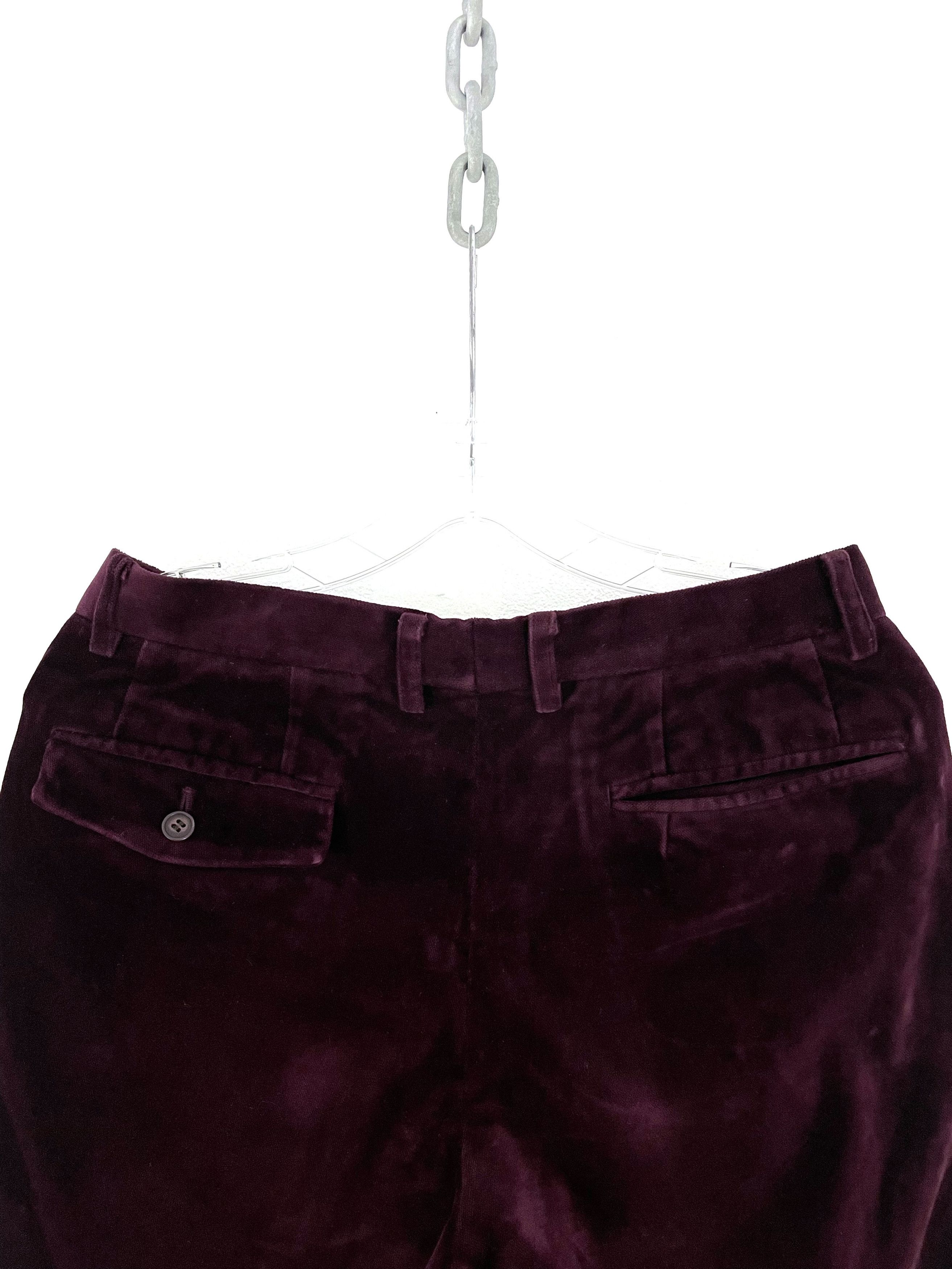 Yohji Yamamoto Against All Risks Velour Pants Size US 30 / EU 46 - 7 Thumbnail