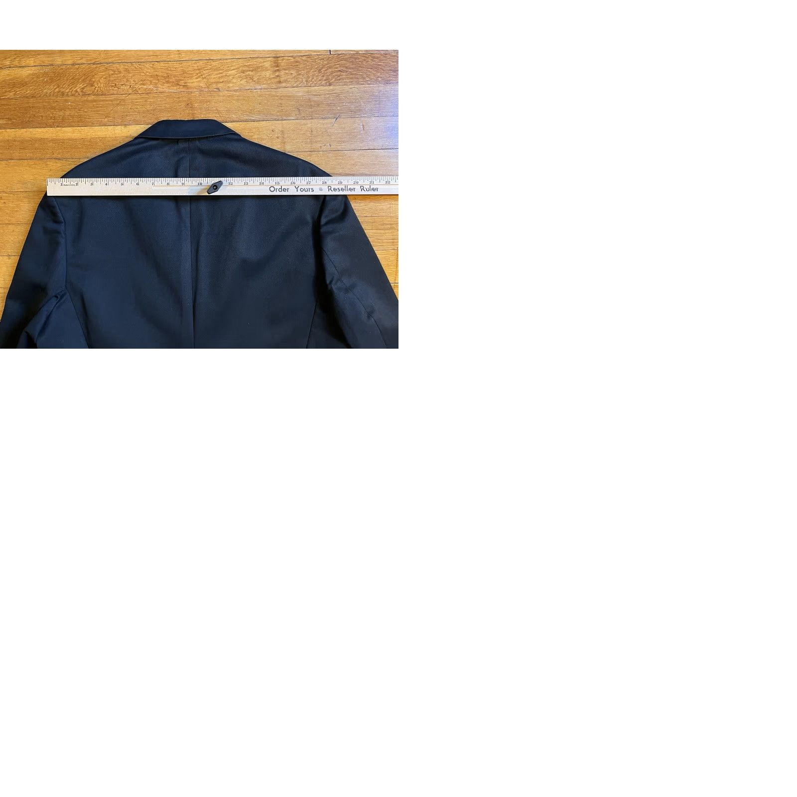 Versace VINTAGE Versace Versus Blazer Men Black 54 Three-Button Notch Lapel Wool Solid 40 Chest Regular Fit Front Three-Button JACKET Size 54R - 11 Thumbnail