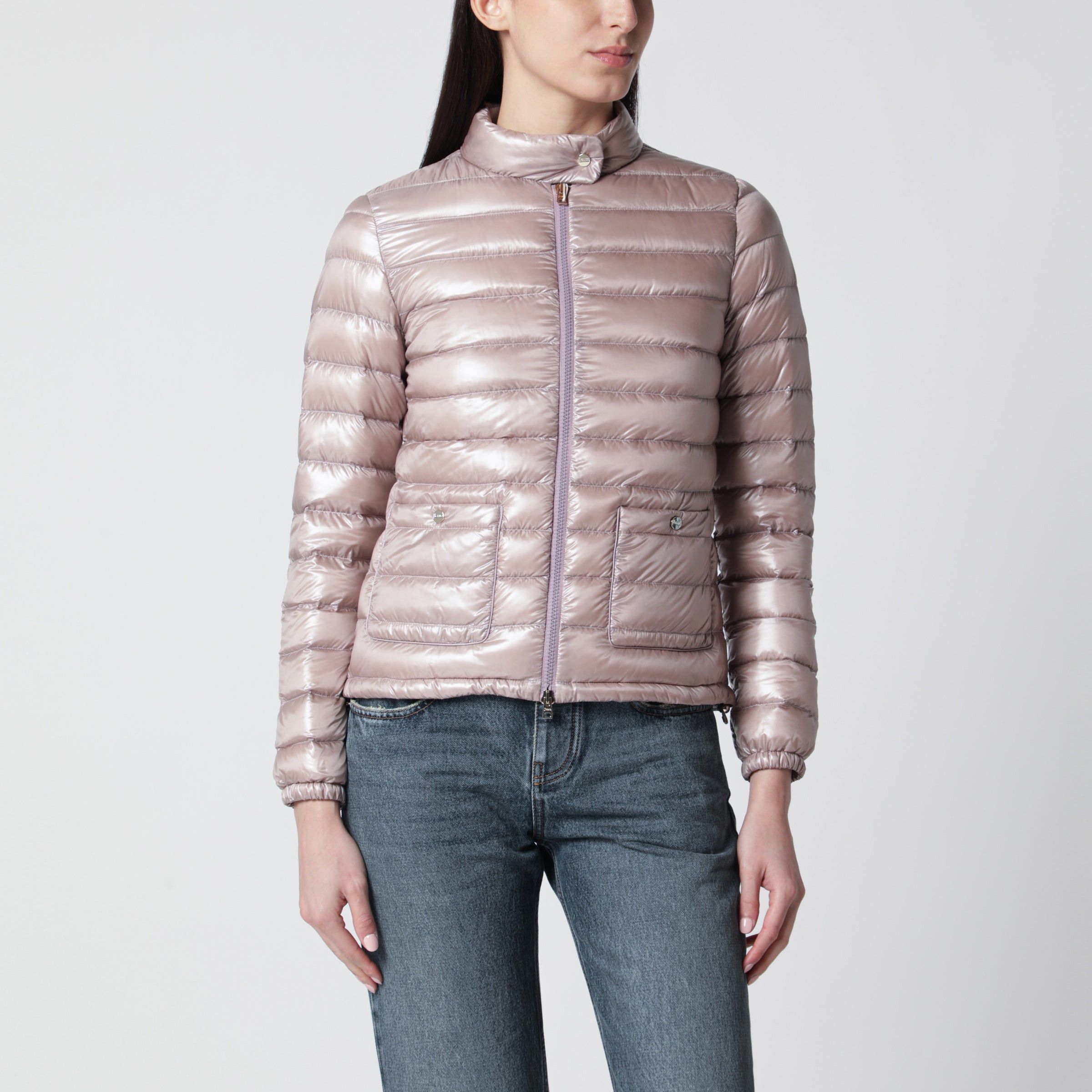 Herno Herno Ultralight Nylon Bomber Powder Pink Size S / US 4 / IT 40 - 1 Thumbnail