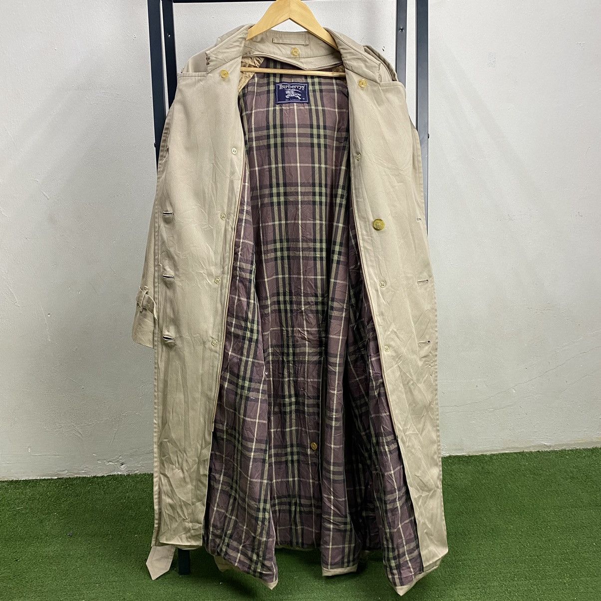 Burberry × Vintage Vintage Burberrys Prorsum Of London Trench Coat Jacket Size US L / EU 52-54 / 3 - 3 Thumbnail