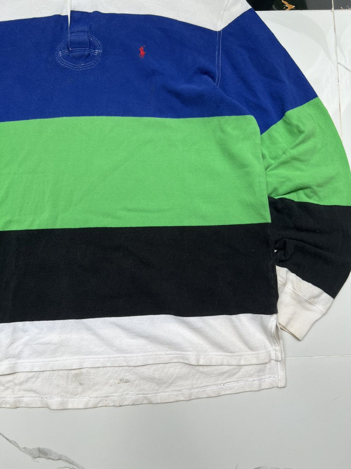Polo Ralph Lauren × Vintage 90's POLO RALPH LAUREN Y2K LONGSLEEVE TEE Size US XL / EU 56 / 4 - 2 Thumbnail