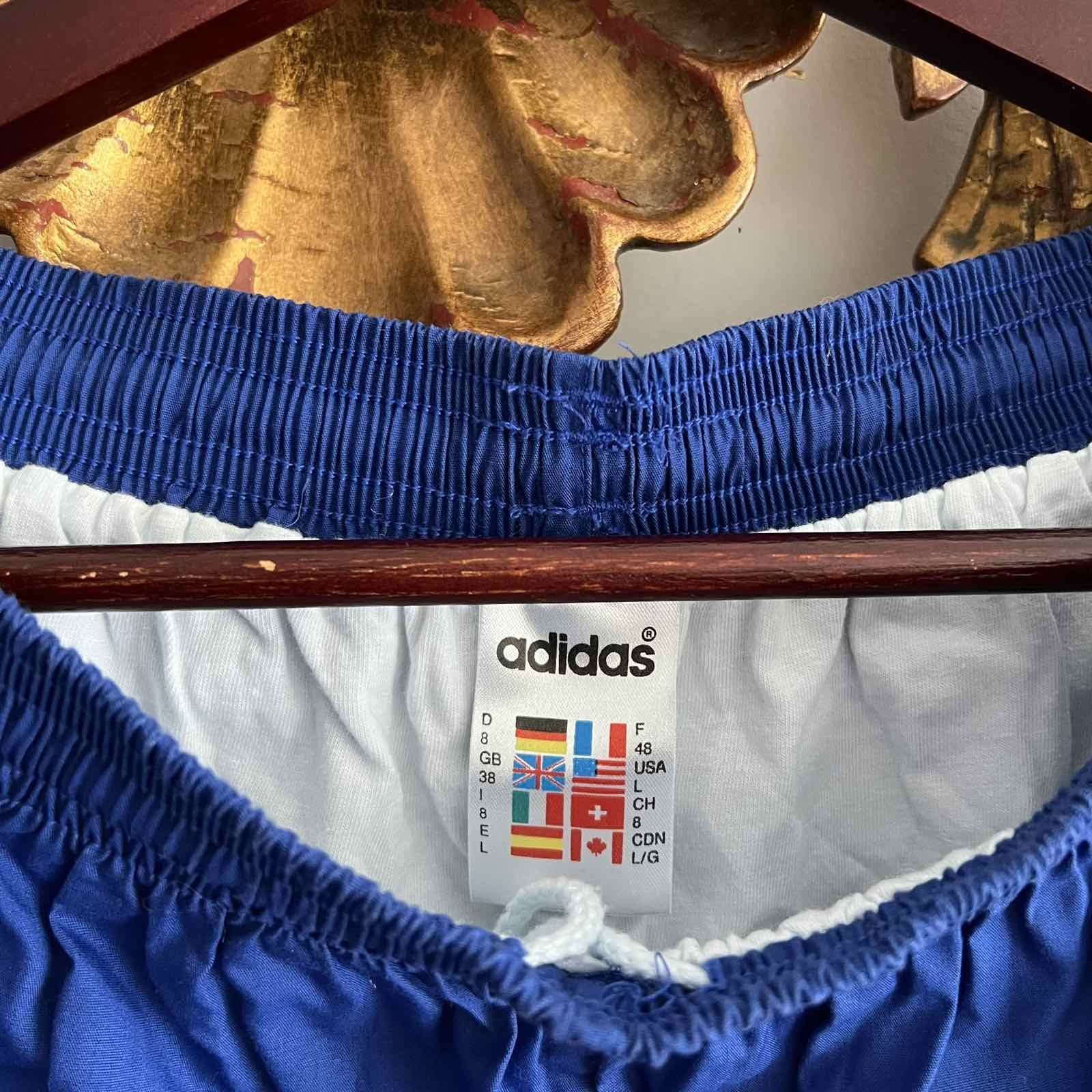 Adidas × Vintage VERY RARE ADIDAS SOCCER SHORTS COTTON Y2K 90s Size US 34 / EU 50 - 4 Thumbnail