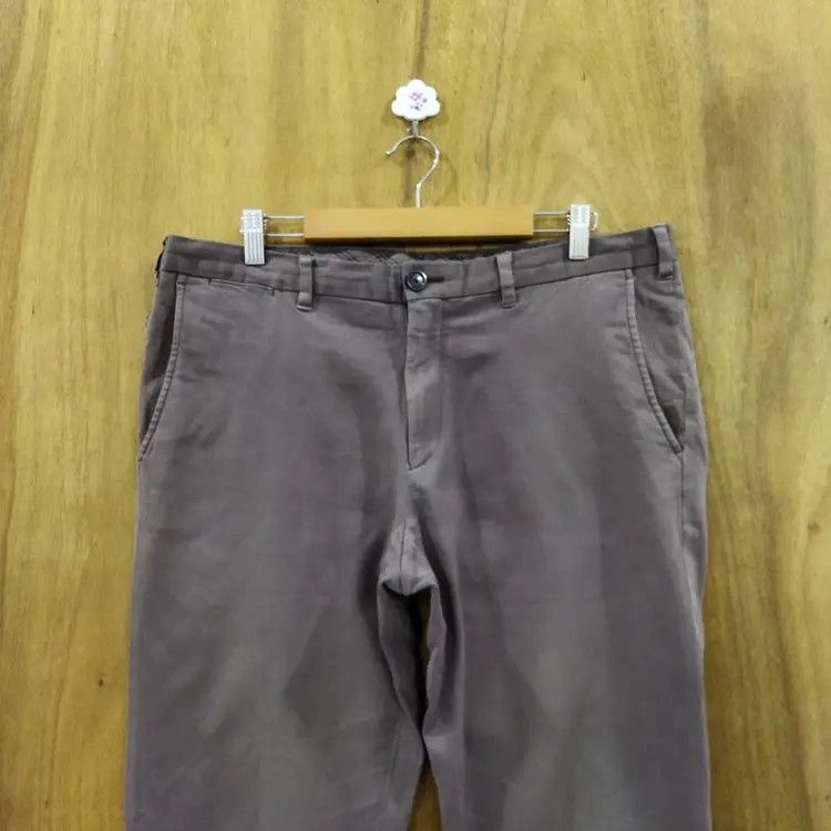 Burberry × Japanese Brand BURBERRY BROWN CHINO PANTS Size US 34 / EU 50 - 2 Thumbnail