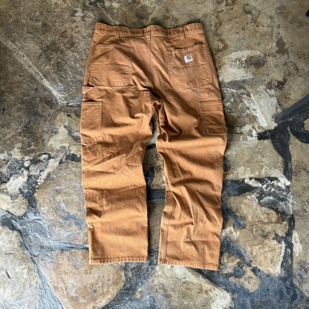 Vintage Brown double knees carhartt pants Size US 38 / EU 54 - 2 Thumbnail