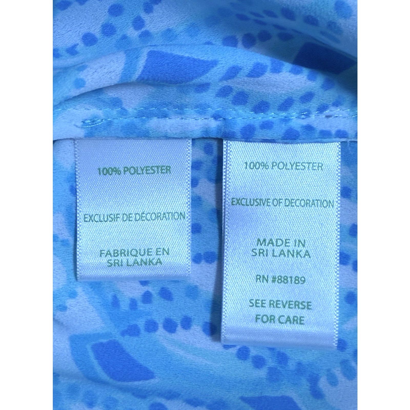 VINTAGE Style Lilly Pulitzer Marlina Tunic Top in Toile Me About It Womens S Blue Coastal Boho