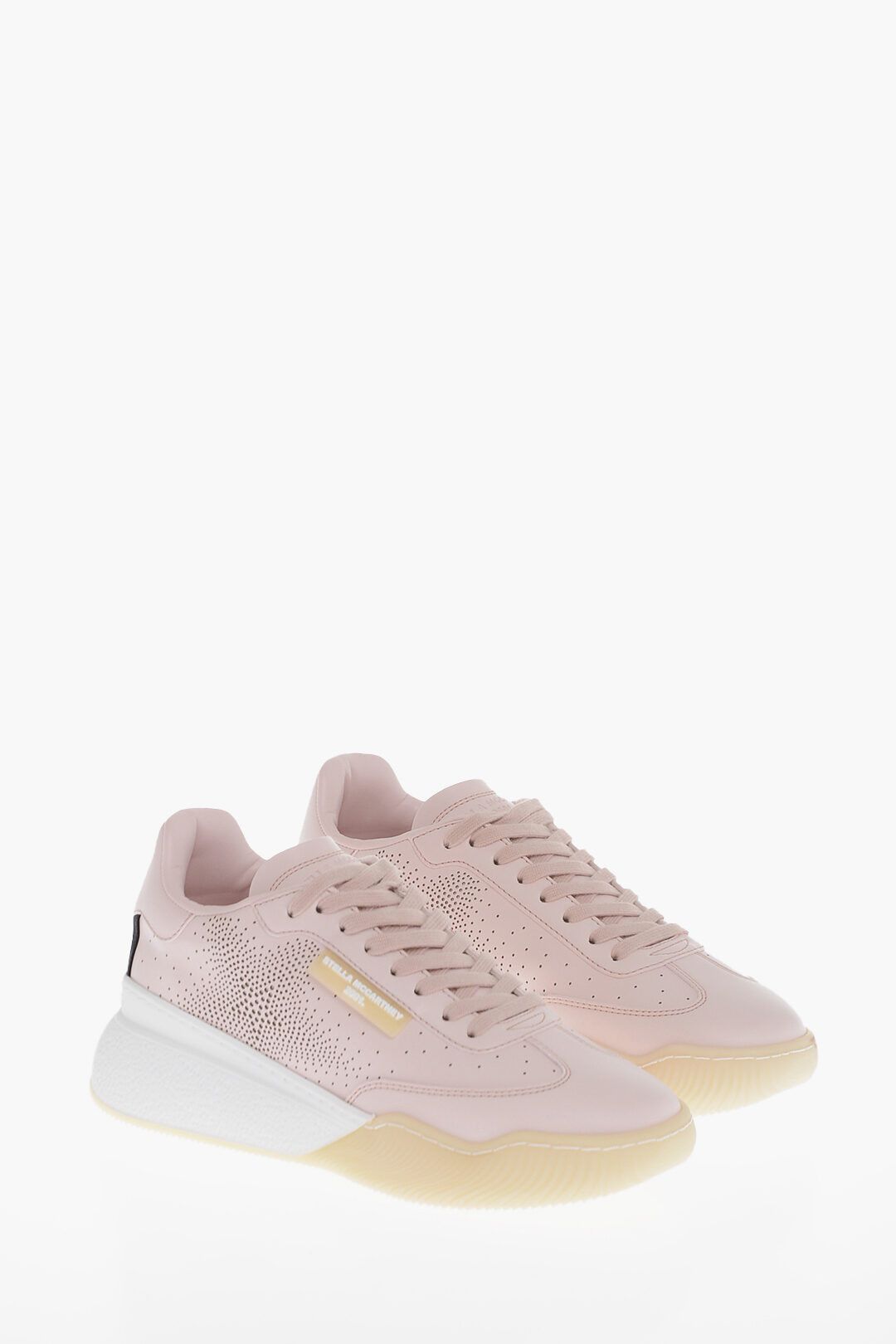 Stella McCartney og1mm0824 Eco-Leather Low-Top Sneaker in Multicolor Size US 5 / IT 35 - 2 Thumbnail