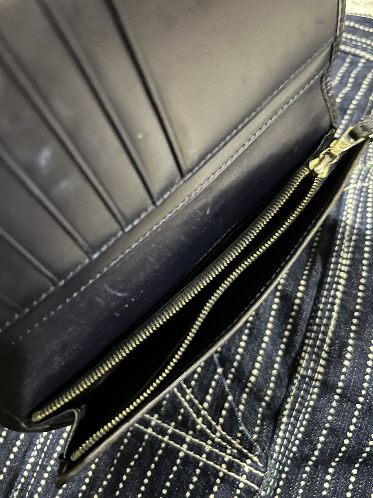 Genuine Leather × Whitehouse Cox Handmade in England Whitehouse Cox Rockabilly Long Wallet Size ONE SIZE - 8 Thumbnail