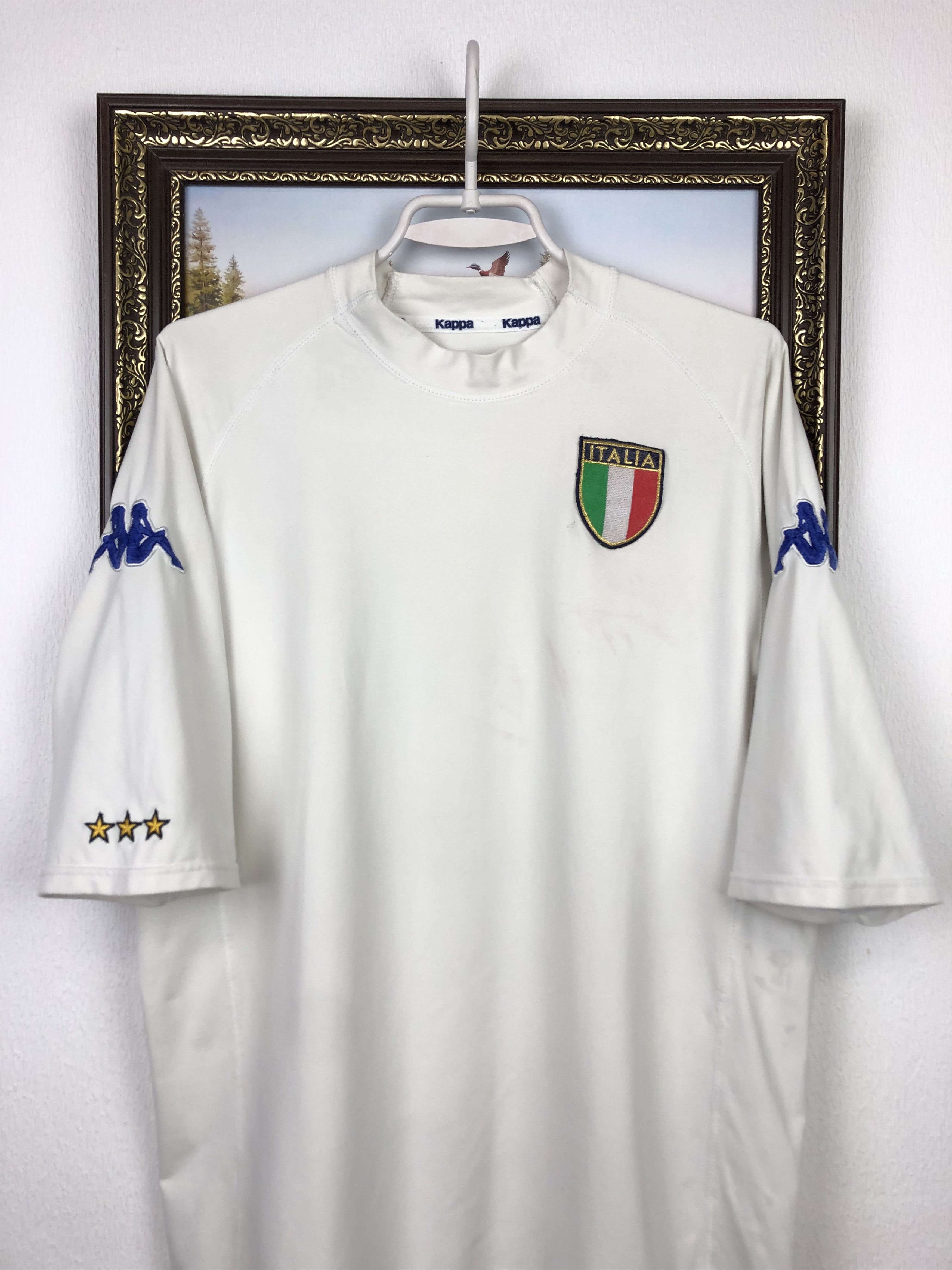 Vintage Italy football shirt Soccer Kappa Jersey Maglia Tee Hype Size US XXL / EU 58 / 5 - 2 Thumbnail