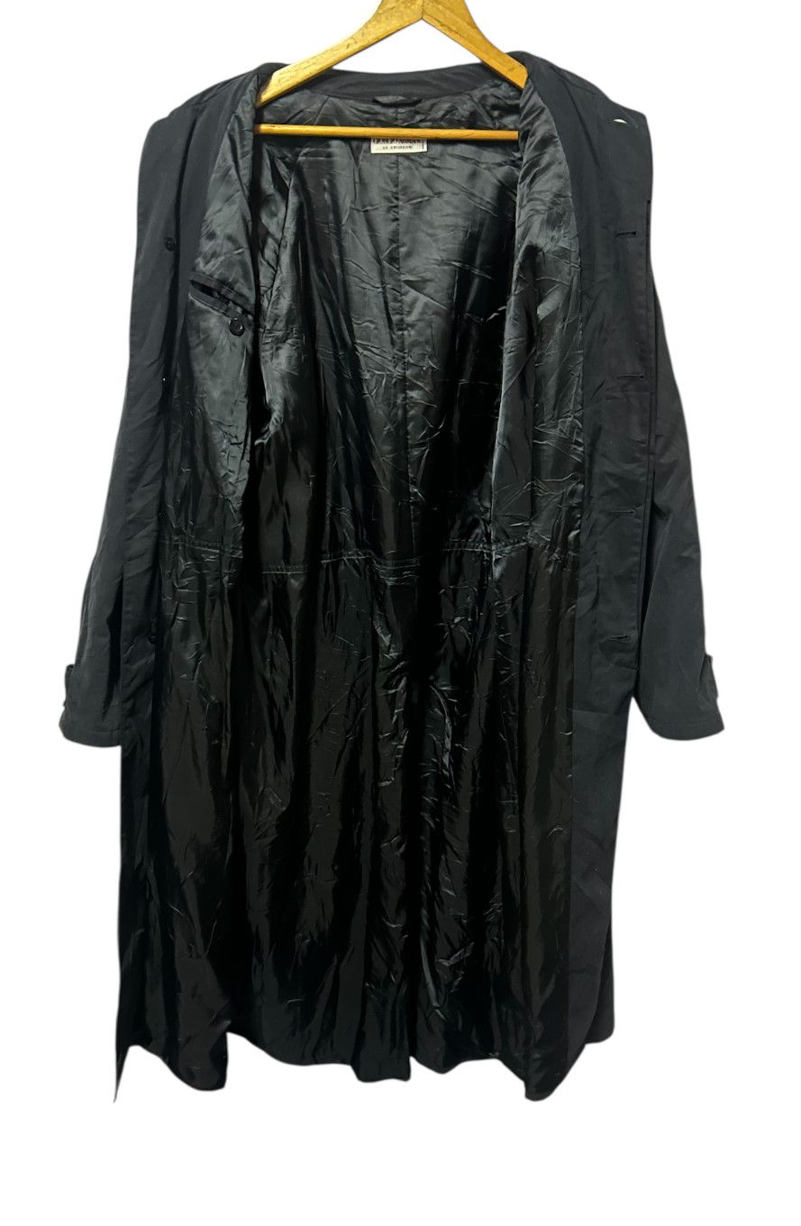 Giorgio Armani Giorgio Armani Long Trench Jacket Navy Blue Size US L / EU 52-54 / 3 - 6 Thumbnail