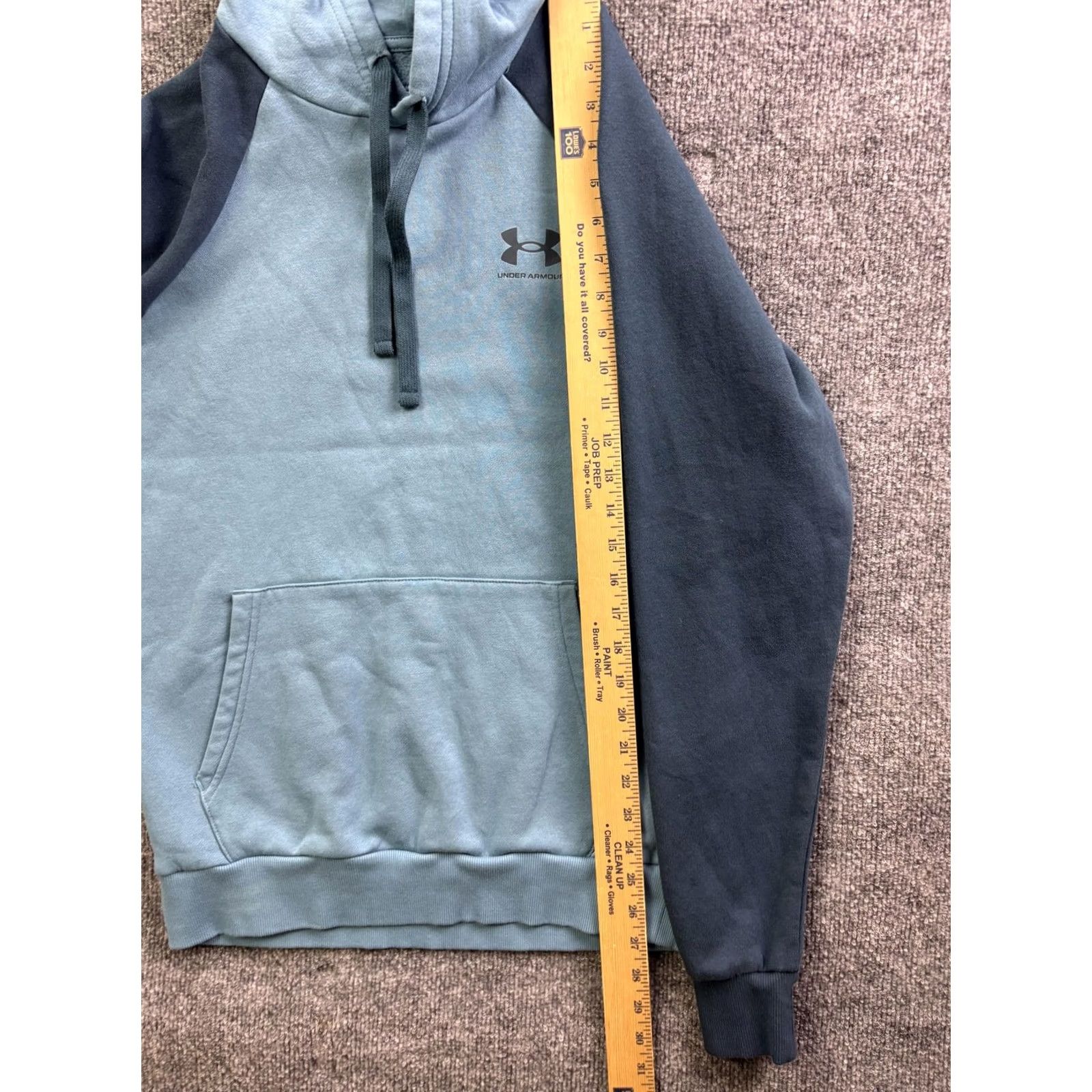 Under Armour Under Armour Hoodie Mens Small Blue Pullover Fleece Sweatshirt Logo Athletic Size US S / EU 44-46 / 1 - 4 Thumbnail