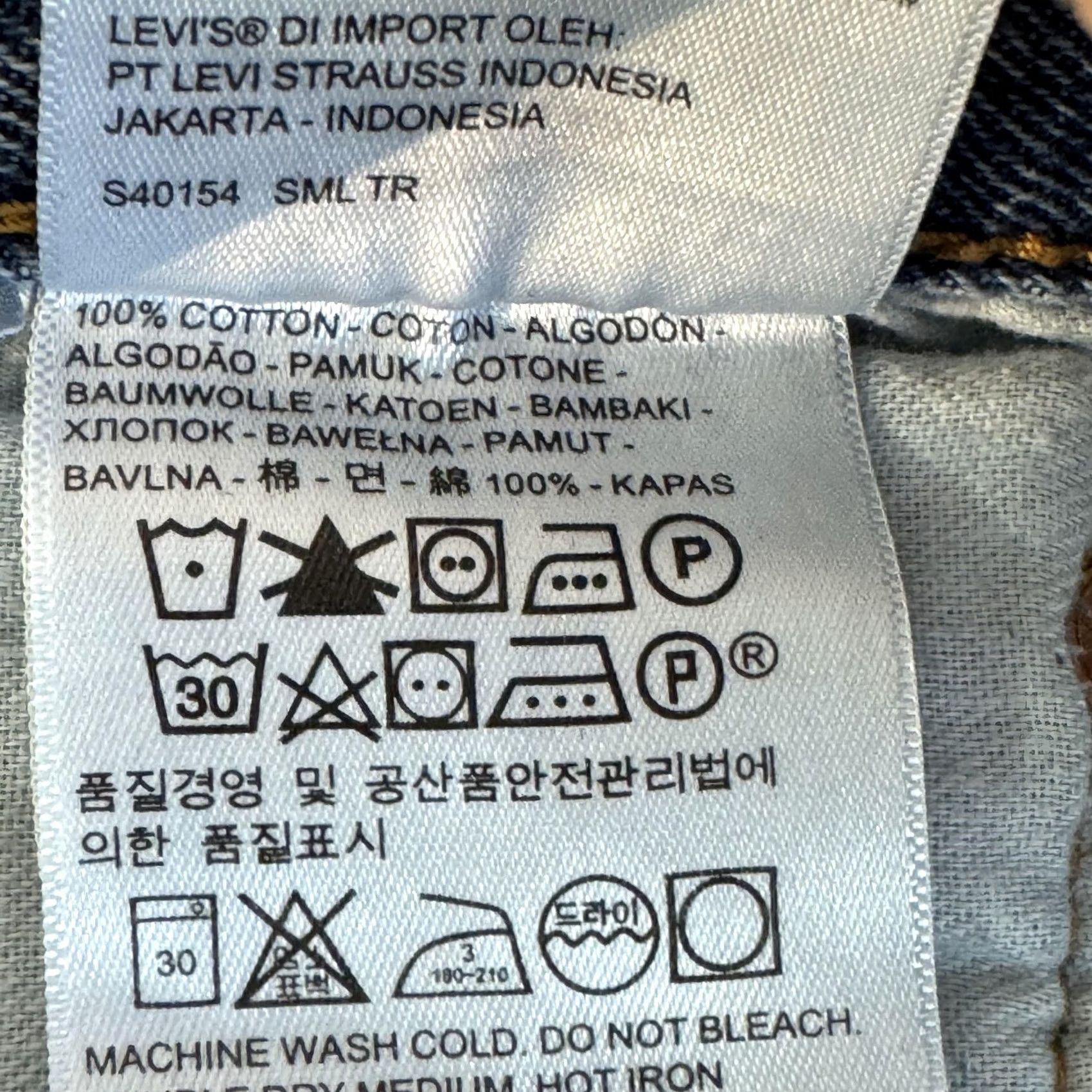 Levi's Levis 501 Jeans Mens 36x30 Blue Denim Straight Leg Button Fly Classic Fit Pants Size US 36 / EU 52 - 5 Thumbnail