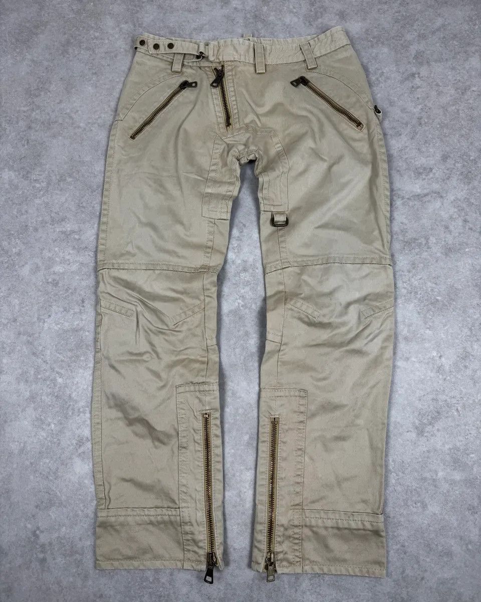 Dsquared2 2000s Dsquared2 Beige Desert Cargo Pants Size US 30 / EU 46 - 1 Thumbnail