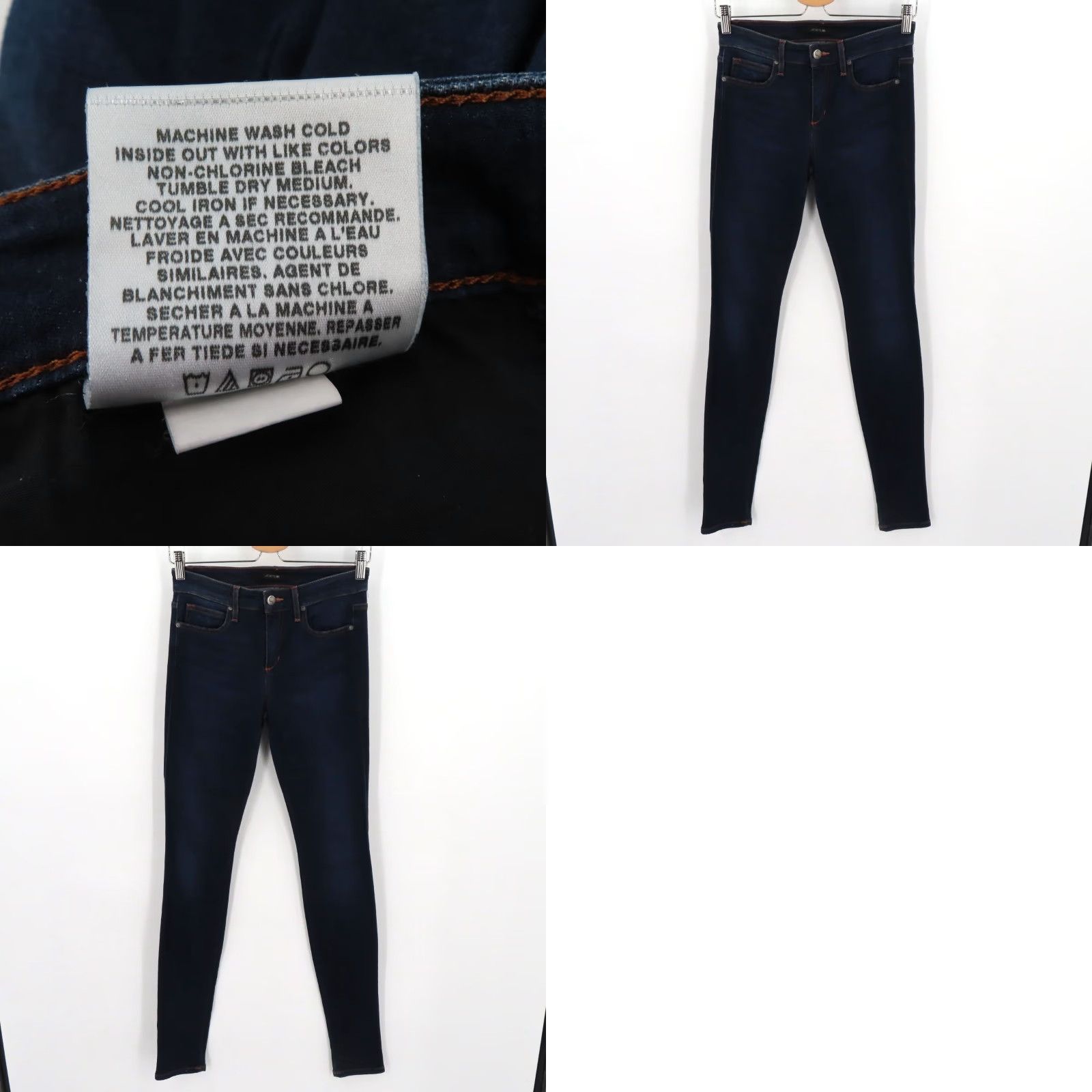 Vintage Joe's Jeans Womens The Skinny Yasmin Wash Jeans 26 Blue Denim Cotton Blend 5-Pocket Size 26" / US 2 / IT 38 - 8 Thumbnail