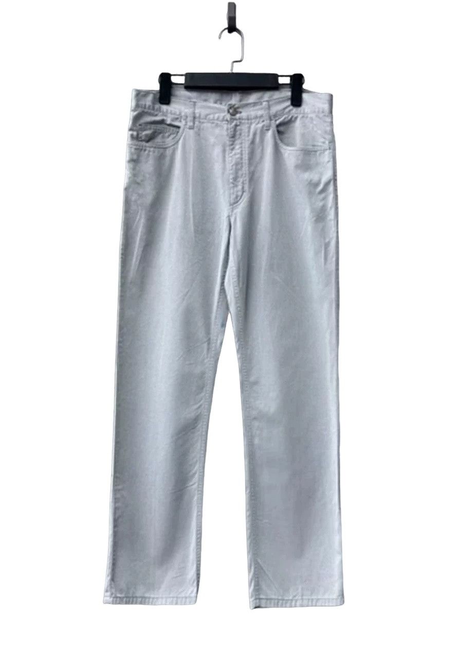 Loro Piana Loro Piana Silver Twill Casual Pants 34 Size US 34 / EU 50 - 1 Thumbnail