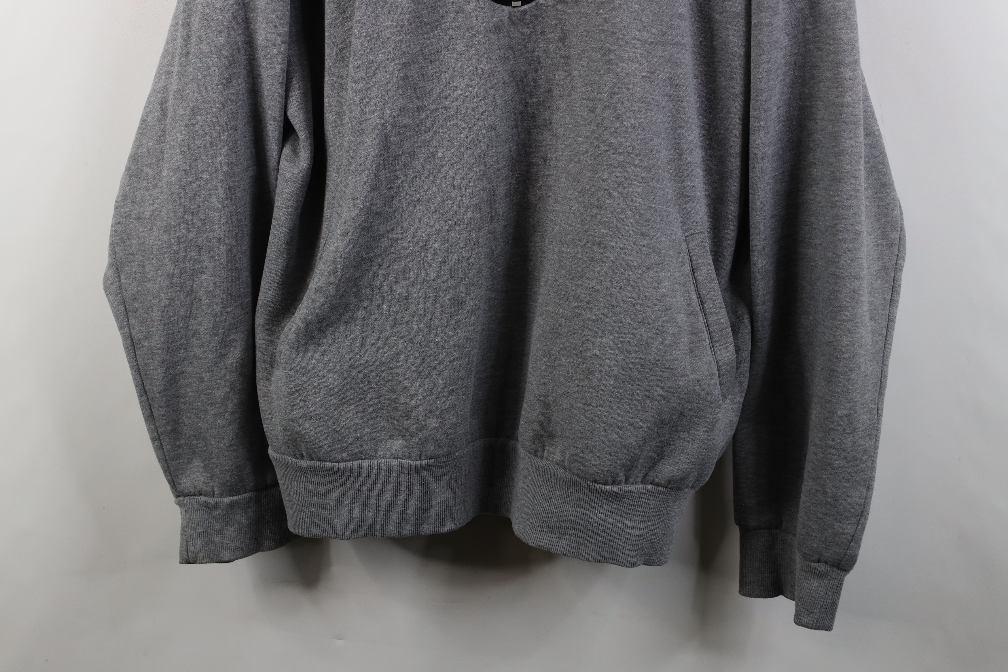 Vintage Vintage 90s Streetwear Block Half Zip Pullover Sweatshirt Size US XXL / EU 58 / 5 - 3 Thumbnail