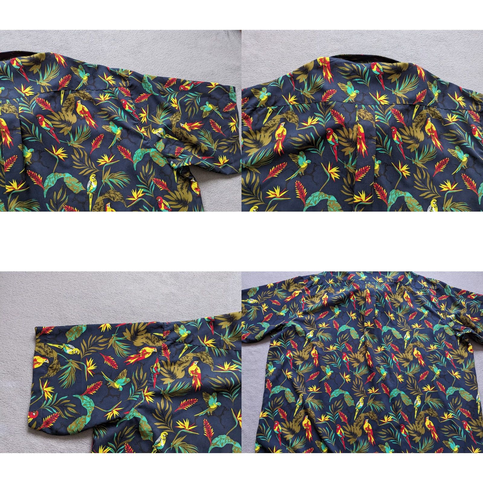 Cotton Traders Cotton Traders Parrots Button-Up Short Sleeve Shirt Mens 3XL Multicolor Cotton Traders Shirt Mens 3XL Short Sleeve Parrots Button-Up Mens Size US XXL / EU 58 / 5 - 9 Thumbnail