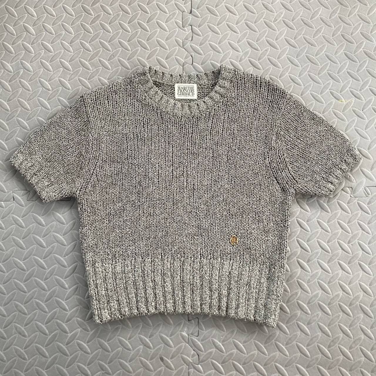 Marithe + Francois Girbaud Bouclé Knit Top Size S / US 4 / IT 40 - 5 Thumbnail
