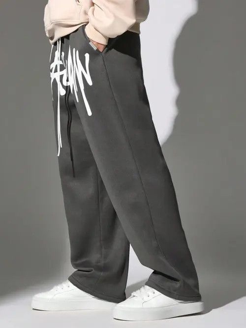 Japanese Brand × Vintage Loose fit baggy drill y2k CentralCee sweatpants Size US 32 / EU 48 - 3 Thumbnail