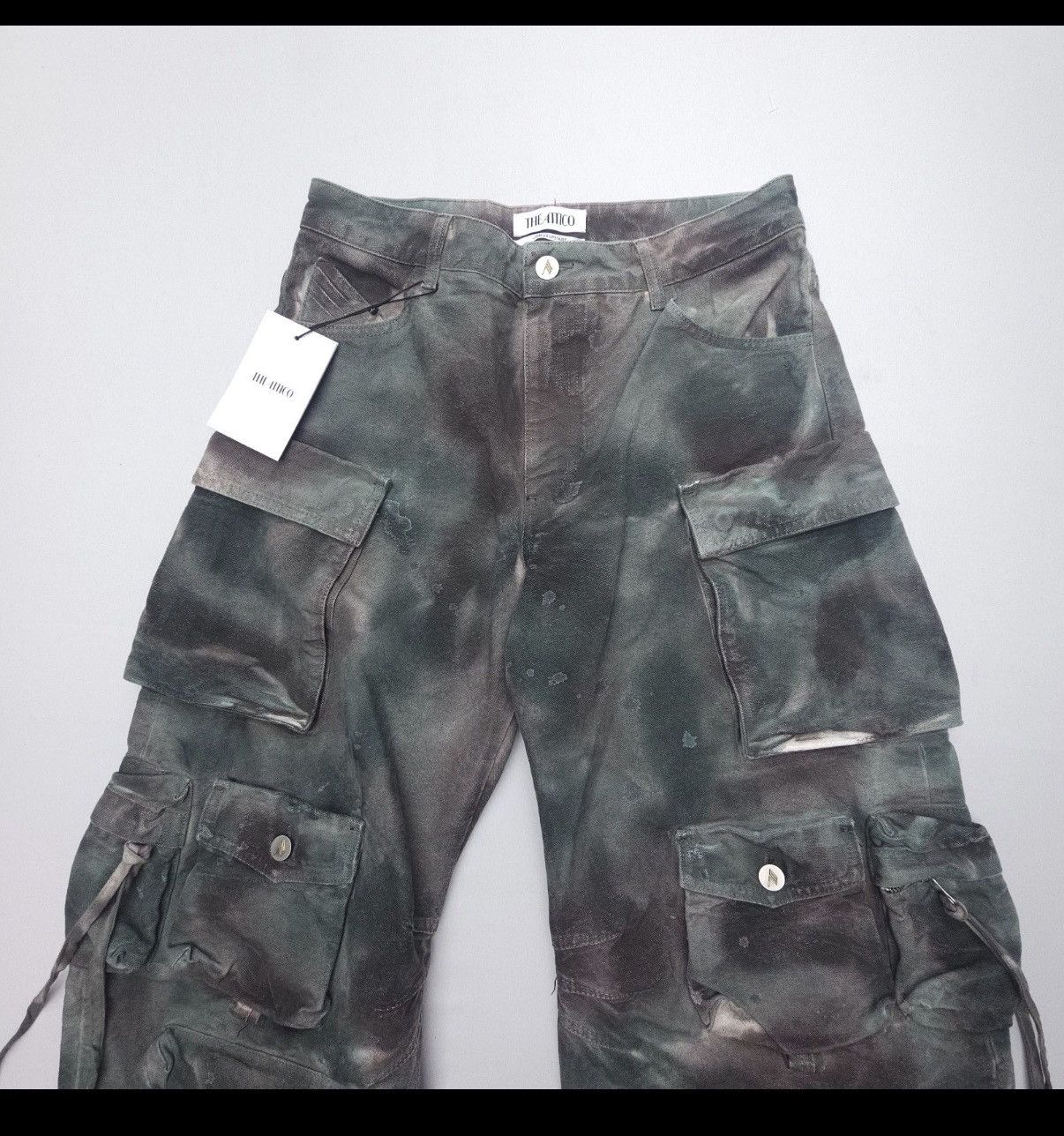 The Attico CARGO FERN PANTS Size 30" / US 8 / IT 44 - 2 Thumbnail