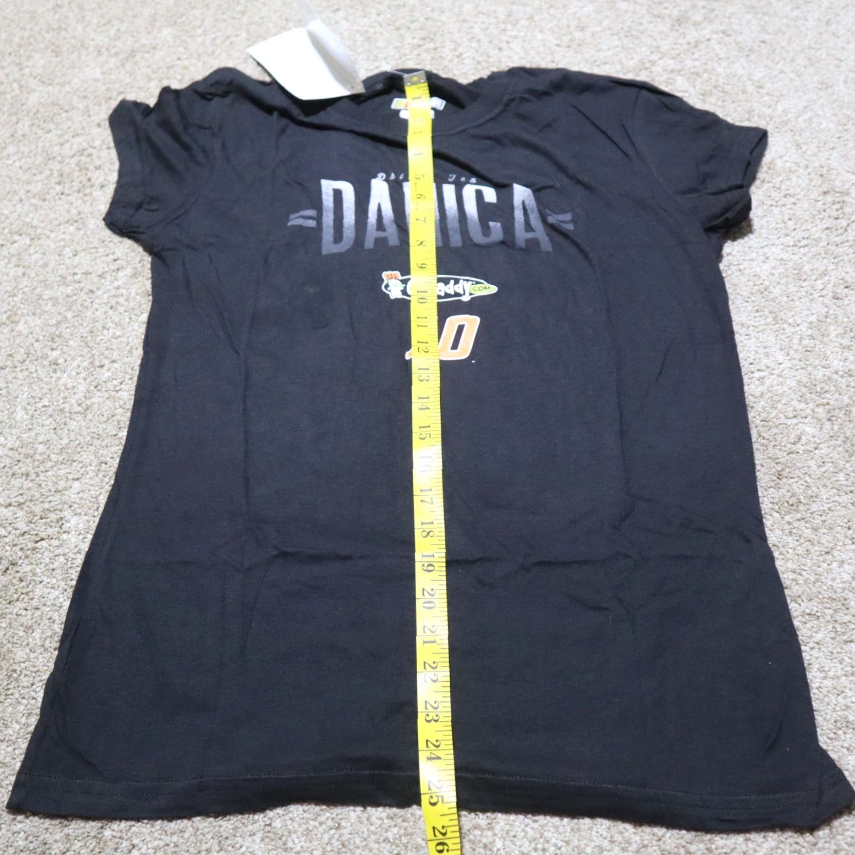 NASCAR DANICA PATRICK #10 NASCAR Racing T-Shirt Women's XL Black Graphic Print Size XL / US 12-14 / IT 48-50 - 5 Thumbnail