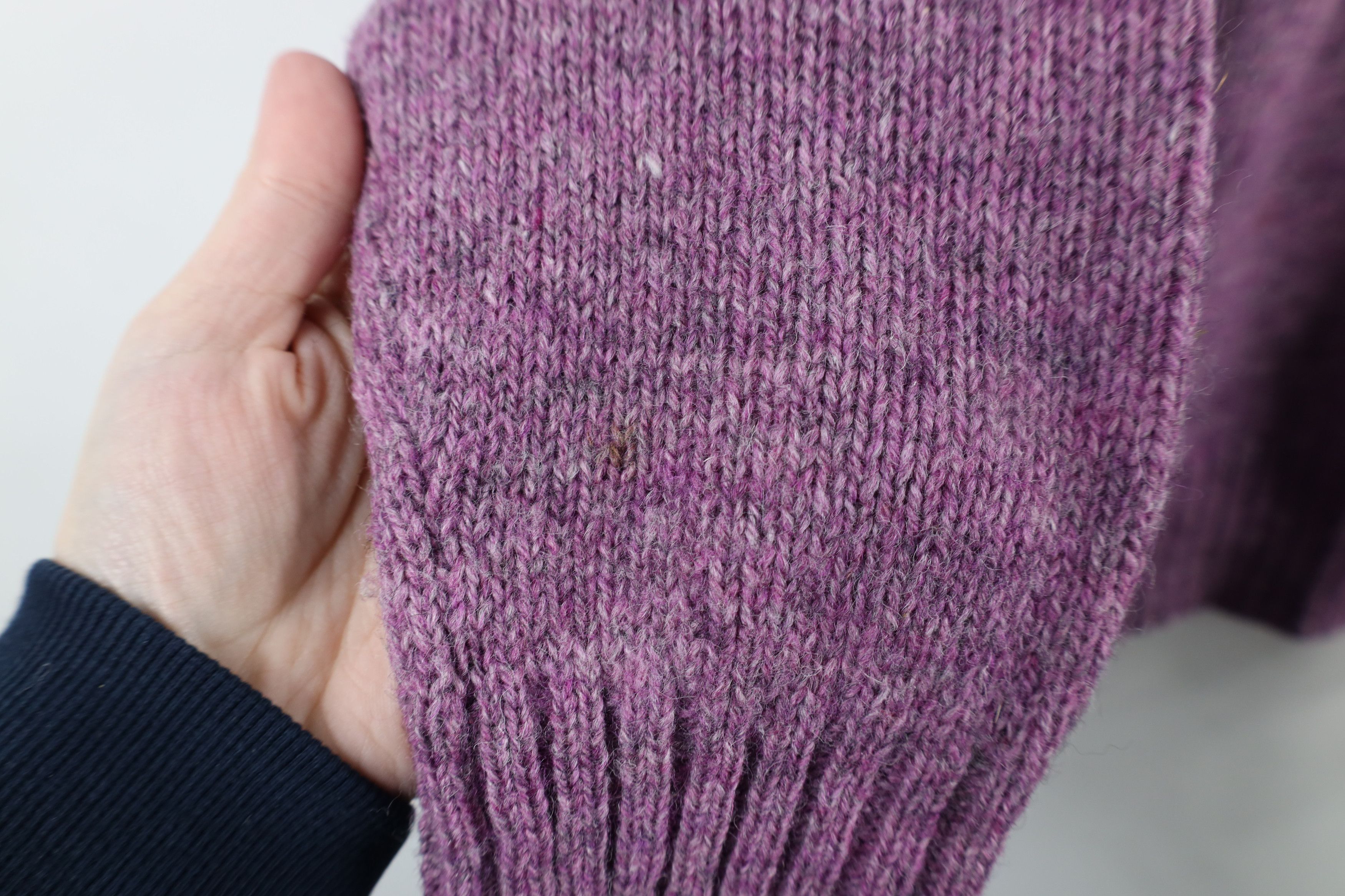 Vintage Vintage 70s Streetwear Wool Blend Knit Sweater Purple AS IS Size US M / EU 48-50 / 2 - 6 Thumbnail