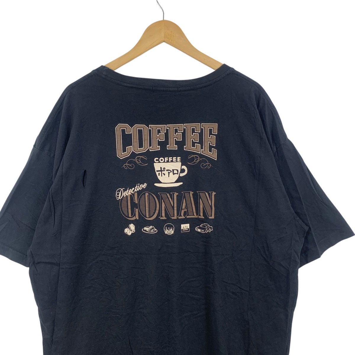 Anime ANIME DETECTIVE CONAN Coffee Shop Movie Tee Shirt Top Manga Size US XXL / EU 58 / 5 - 7 Thumbnail