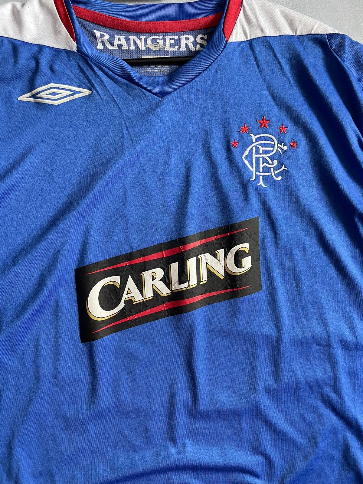 Umbro Rangers 2006-07 Umbro Home Football Jersey Size US XXL / EU 58 / 5 - 5 Thumbnail