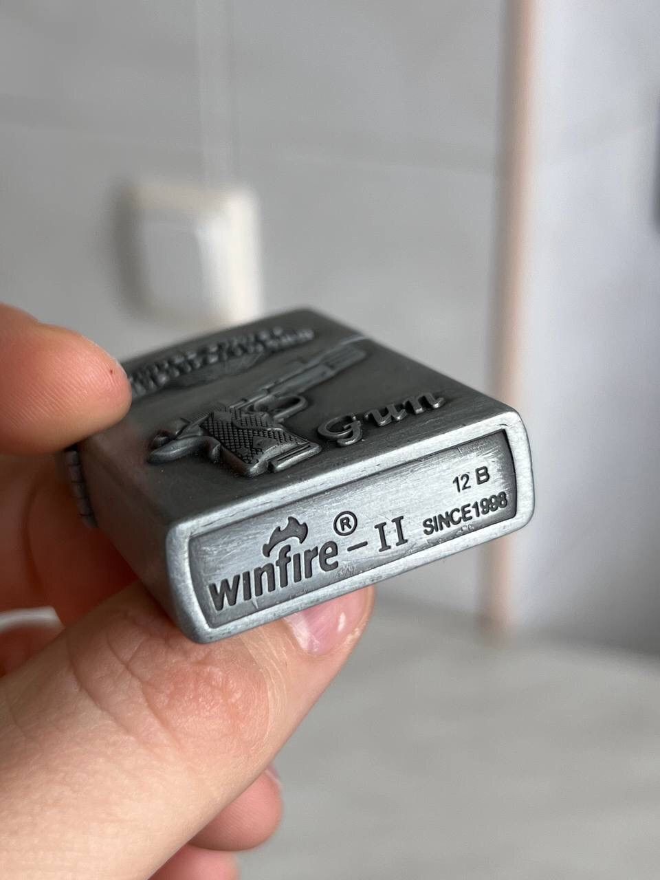 Japanese Brand × Vintage Y2K ELEGANCE PISTOL GUN GEOMETRIC METAL PUNK ROCK LIGHTER Size ONE SIZE - 5 Thumbnail
